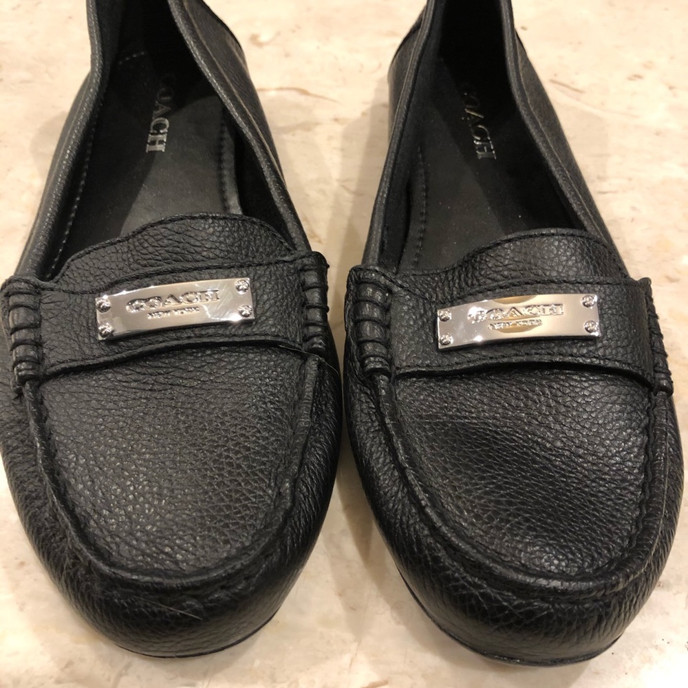 Coach Penny Loafers Black NWOT size 8